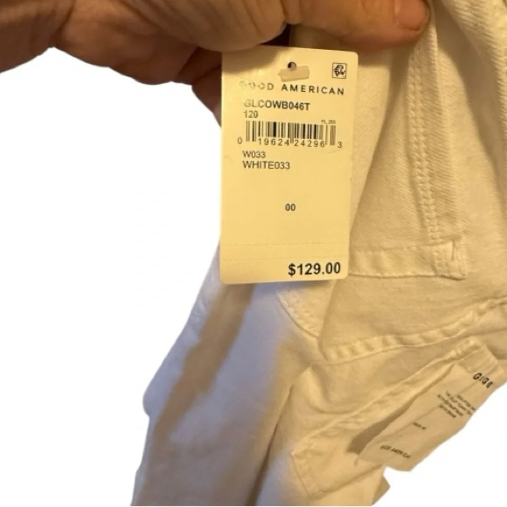 Good American Good‎ Legs White Jeans nwt